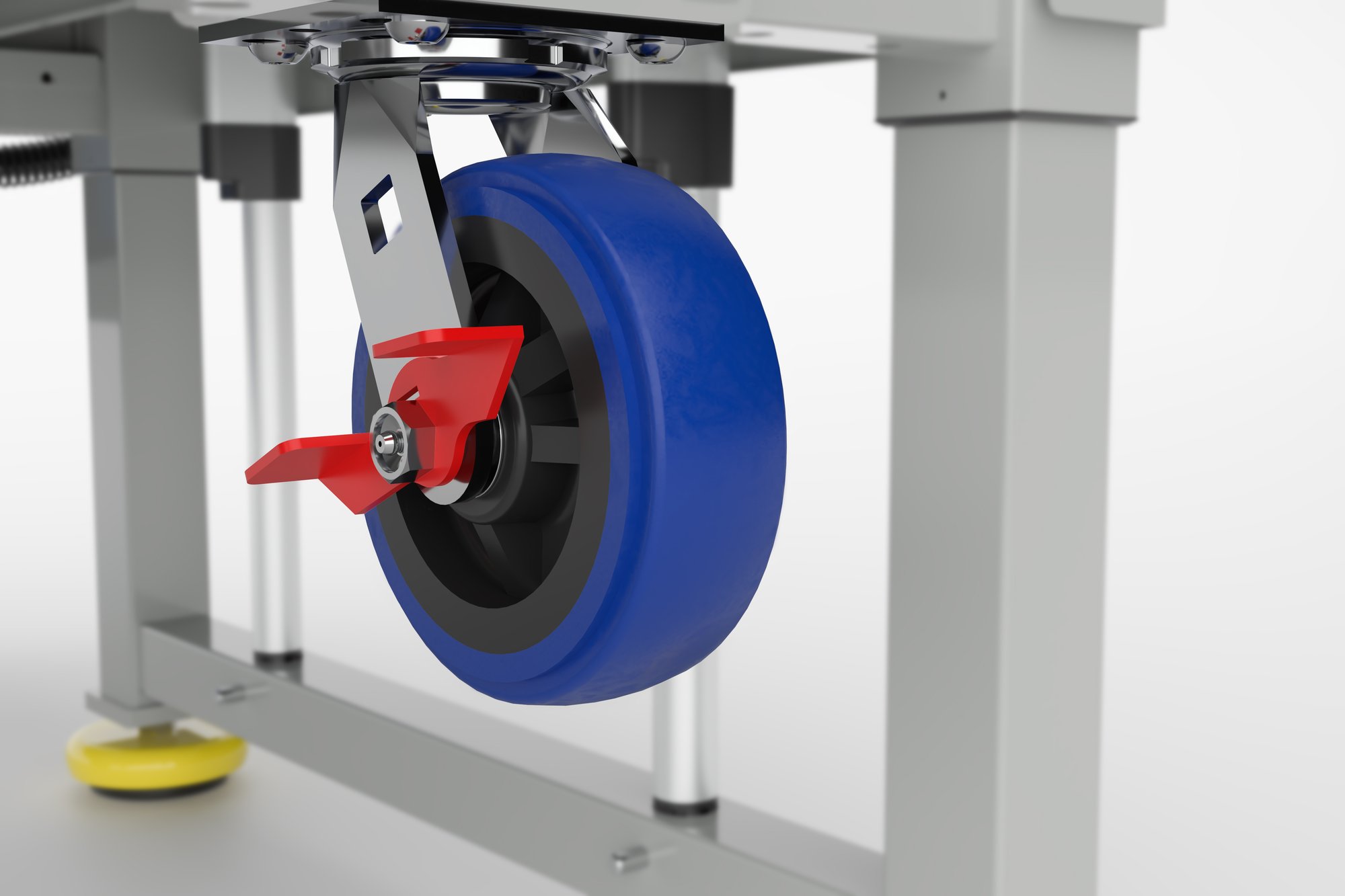 White Sweep_HD Caster-Closeup